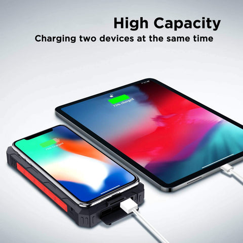 Large Capacity Portable Power Bank  with Super LED Lighting-Veeddydropshipping