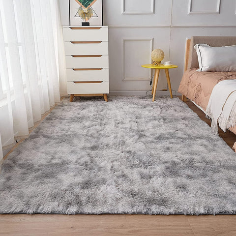 Soft Shaggy Carpet Living Room Fluffy Children Rugs-HA00498-Veeddydropshipping