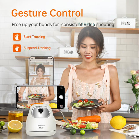 GO Auto Face Tracking Gimbal Stabilizer Phone Tablet Tracking Holder 360 Rotation -CE00312-Veeddydropshipping