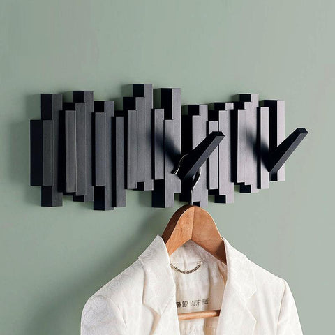 Stake Wall Coat Rack Clothing Rack Flip-HA01584-Veeddydropshipping
