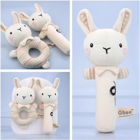 Newborn Baby Rattles Rabbit Bear Grab Ability Training Toys-TB00755-Veeddydropshipping