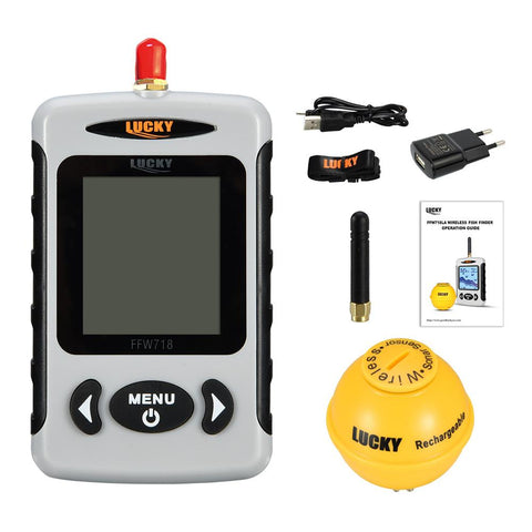 FFW718&amp; FFW718LA Wireless Portable Fish Finder 45M/135FT Sonar Depth -OS00356-Veeddydropshipping