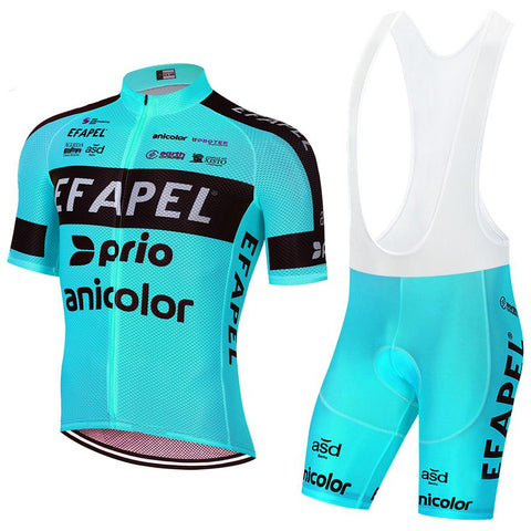 2023 Blue Cycling Jersey MTB Team Bike Maillot Shorts Uniform 20D Ropa Ciclismo -OS01176-Veeddydropshipping