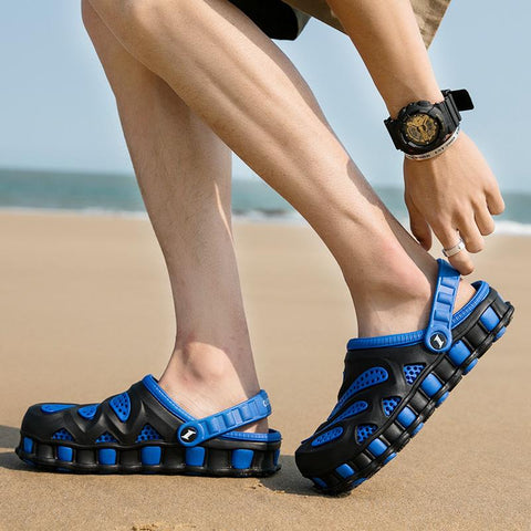 Clogs Plus Size 46 Beach Men Sandals Lightweight Rubber Flip Flop-BS01502-Veeddydropshipping