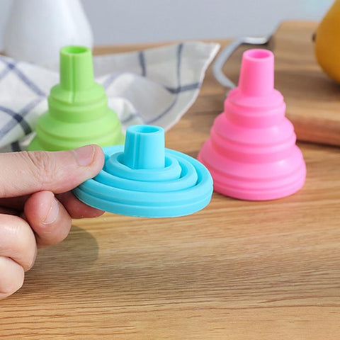 Household Collapsible Telescopic Funnel Kitchen Packaging-HA01333-Veeddydropshipping