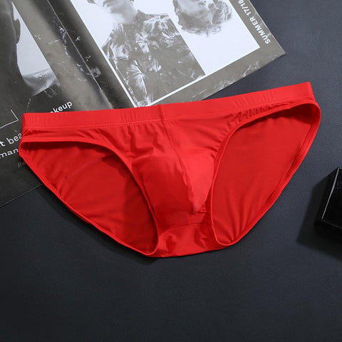 Briefs Seamless Breathable Panties Men Bikini Solid Seamless-MF01508-Veeddydropshipping