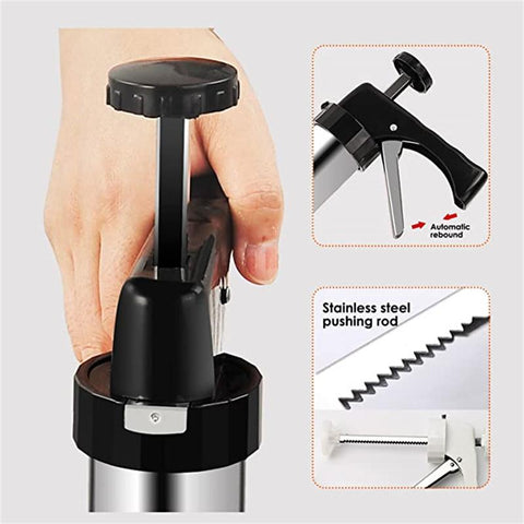 Stainless Steel Cookie Decorative Gun Biscuit-HA01200-Veeddydropshipping