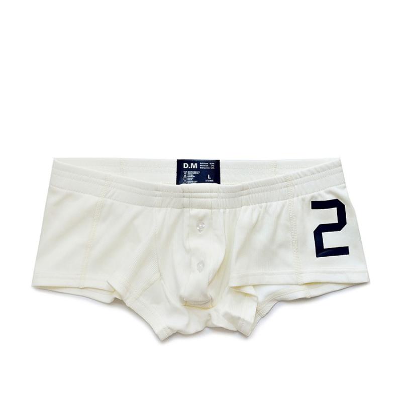 Waist BoyShorts Button Letter 20 Gay Sexy Briefs Penis Pouch Wear Fashion-MF01614-Veeddydropshipping