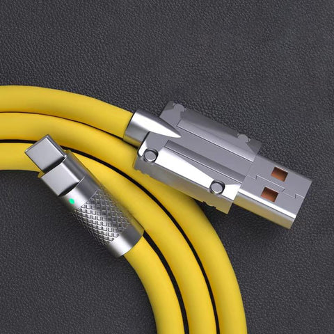 120W 6A Super Fast Charge Type C Liquid Silicone Cable Quick Charge USB-PA01033-Veeddydropshipping