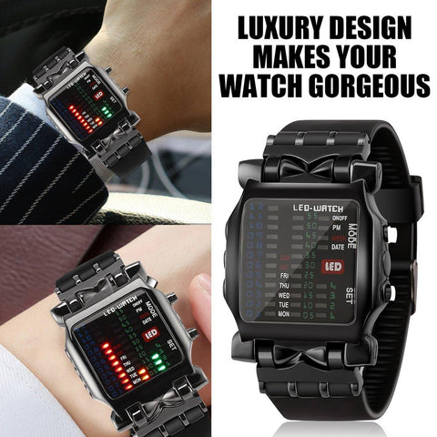 Smartwatch Square  LED Digital Casual Bracelet Wrist Watch-JW01145-Veeddydropshipping