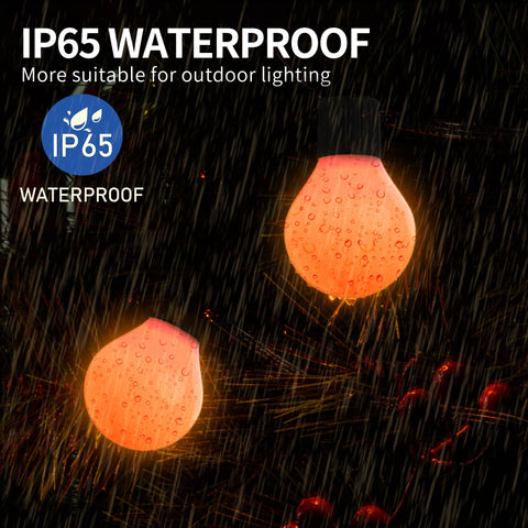G40 Globe Outdoor LED String Lights DIY Shatterproof Bulbs Waterproof for Patio-TI00921-Veeddydropshipping