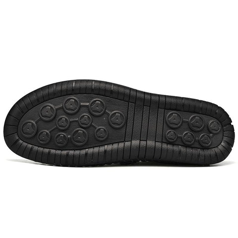 Slip On Loafers Breathable Leather Shoes Men-BS01372-Veeddydropshipping