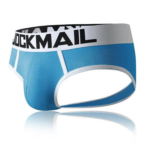 Briefs BOTTOMLESS Gay Penis Pouch Open Back Underpants-MF01675-Veeddydropshipping