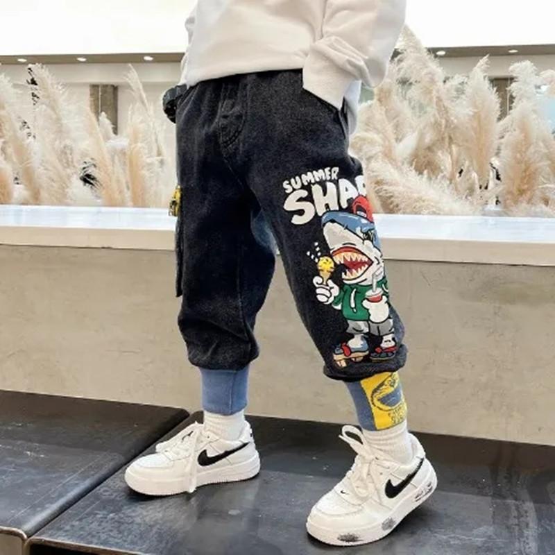 Boys Pants Spring and Autumn New Products Children&#39;s Cartoon-TB01306-Veeddydropshipping