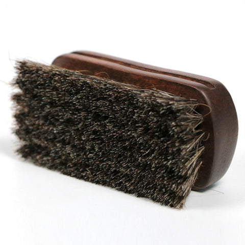 Car Interior Leather Textile Cleaning Brush with Horsehair Bristle-AM00476-Veeddydropshipping