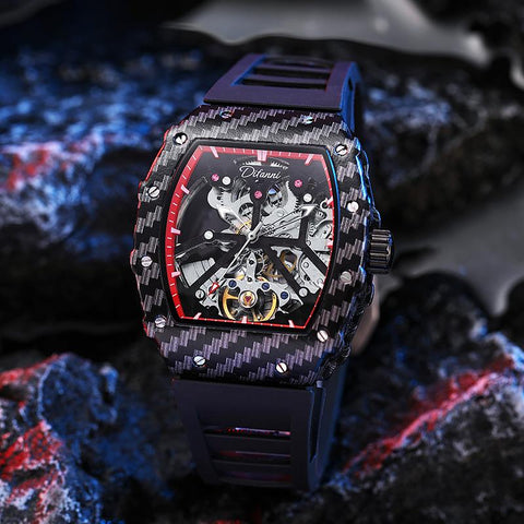 Automatic Mechanical Watch Skeleton Vintage Watch -JW00637-Veeddydropshipping