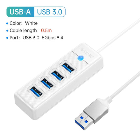 HUB Colorful  Mini Splitter  Adapter Accessories-CO00241-Veeddydropshipping