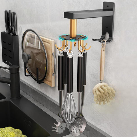 Kitchen Hooks Bracket Wall torage Rack-TI00618-Veeddydropshipping