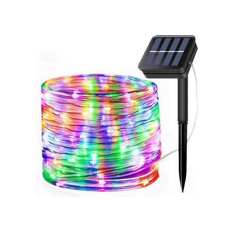 2023 Solar Powered Rope Lights Waterproof Dimmable Timer Tube Garland-TI00924-Veeddydropshipping