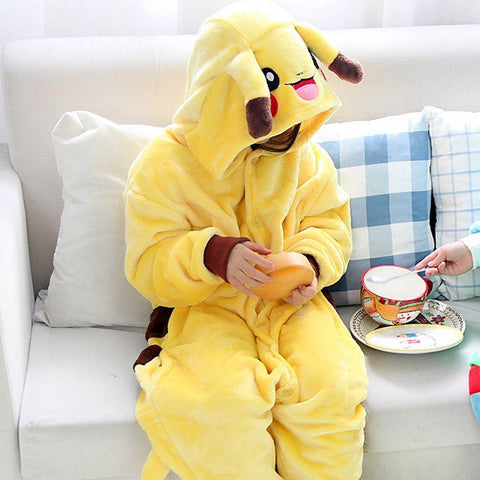 Animal Panda Pajamas Boy Girl Unicorn Winter Christmas Dinosaur Kids-TB01040-Veeddydropshipping