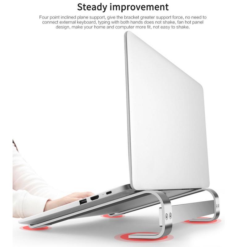 Laptop stand ventilated ergonomic aluminum laptop stand-Veeddydropshipping