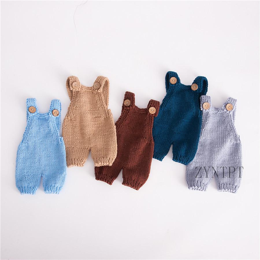 Crochet Outfits Romper For Newborn Photography Props Baby Photo Shoot-TB00445-Veeddydropshipping