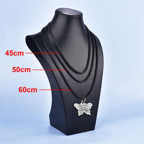 Braid  DIY Pendant Jewelry Leather Necklace Choker Jewelry  -JW00240-Veeddydropshipping