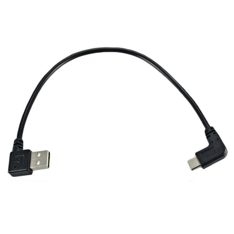 White Up Down Left Right Angled 90 Degree USB Micro USB Male to USB Male Data-CE00221-Veeddydropshipping