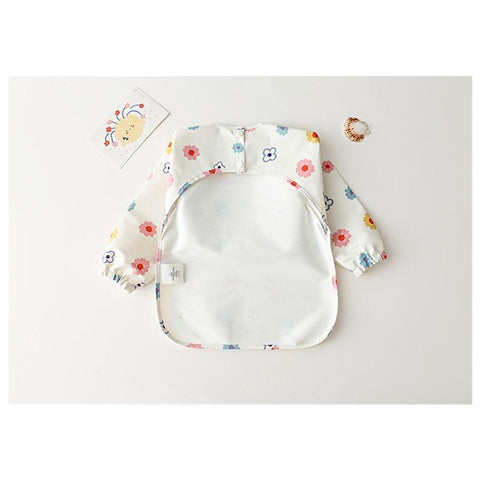 Waterproof and dirt-proof baby long sleeve bib Child feeding bib easy to clean-Veeddydropshipping-6