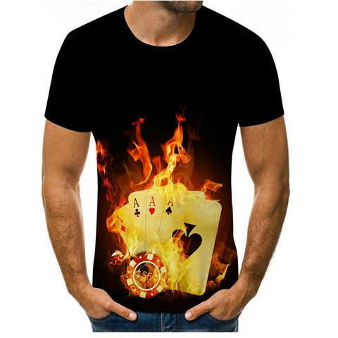 Cards Clothes Gambling Shirts Las Vegas-MF00214-Veeddydropshipping