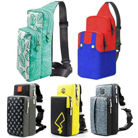 Crossbody Storage Chest Bag For Nintendo Switch Oled Travel Carry Case -CE01337-Veeddydropshipping