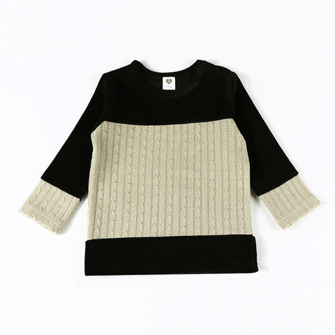 Boy t-shirt new fall autumn winter round neck cotton outfit family matching-TB01133-Veeddydropshipping