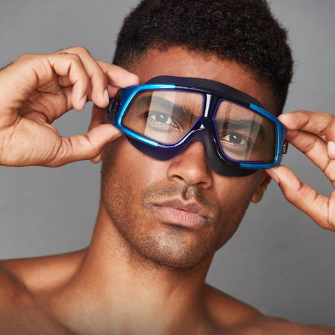 New Fashion Large Frame Swimming Goggles for Adults High Quality HD Antifog Swim Glasses -OS00145-Veeddydropshipping