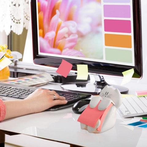 Cute Note Tape Dispenser Cat Office Accessory-HA00320-Veeddydropshipping