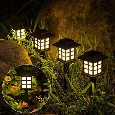 LED Solar Pathway Lights Lawn Lamp Outdoor Solar Lamp Decoration for Garden-TI00831-Veeddydropshipping