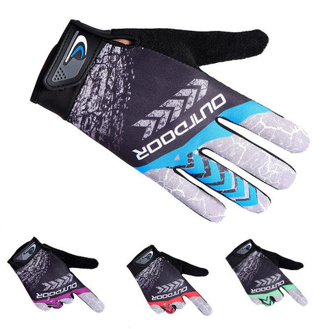 MTB Bike Bicycle Gloves Cycling Full Finger Glove Motorcycle Gloves Men Women -OS01132-Veeddydropshipping