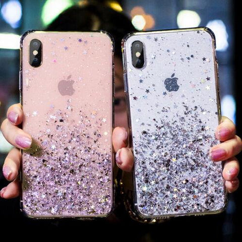 Bling Glitter Sparkle Hard Case Cover For iPhone 14 Pro Max 12 13 11 X XS XR 7 8-PA00149-Veeddydropshipping