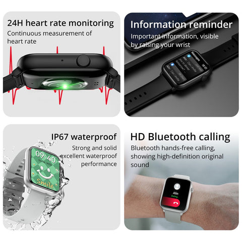 Screen Sports Modes Battery Support Always On Display Smart Watch-JW01127-Veeddydropshipping