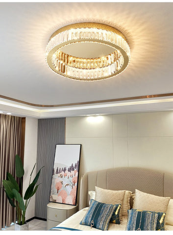 Modern Round Ceiling Crystal LED Lights-TI00284-Veeddydropshipping