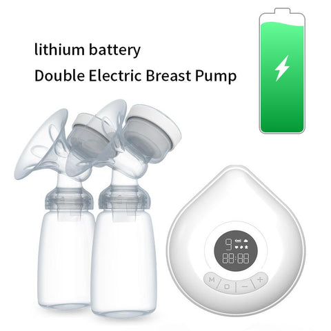 Double Electric Breast Feeding Pump, Portable Pain-Free Strong Suction 3-TB00685-Veeddydropshipping