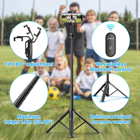 SK-03 1.6M Livestream Selfie 360 Rotation Bluetooth 10M Remote -CE00376-Veeddydropshipping