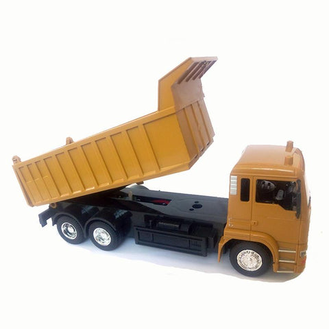RC Car Dump Truck Toys Kids Boys Xmas Birthday Gifts Yellow Color RC Engineering-TB01424-Veeddydropshipping