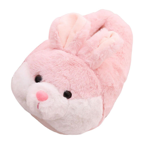 Rabbit Plush Slippers Adorable Warm House Shoes for Bedroom-BS01132-Veeddydropshipping