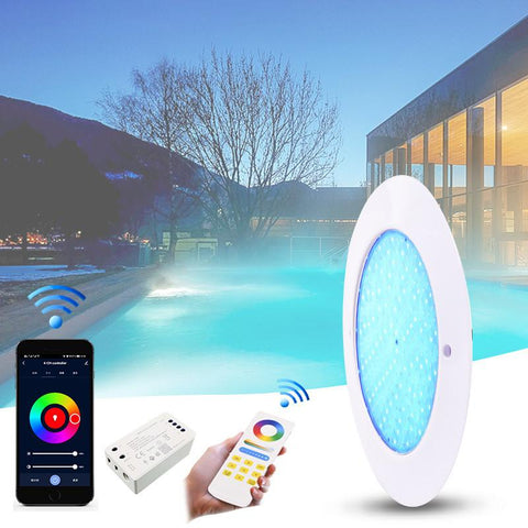 Ultra-Thin LED Underwater Pool Lights RGB DC12V/24V Phone Tuya-TI00951-Veeddydropshipping