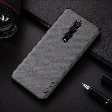 Case For Xiaomi mi 9T mi9T mi 10T mi10T Pro funda coque Simple Design Textile Leather Phone Cover-PA00329-Veeddydropshipping