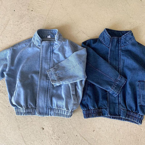 Children Denim Jacket Boys Girls Autumn Clothes-Veeddydropshipping