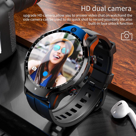 Heart Rate Monitoring Android Smartwatch Men Dual Cameras-JW00839-Veeddydropshipping