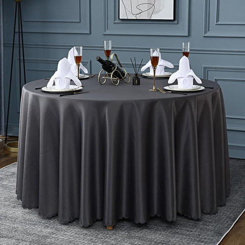 Franch Style Round Cotton Linen Quality Table Cover-HA00418-Veeddydropshipping