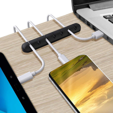 Cable Organizer Silicone USB Cable Winder Management Clips Desktop Cable Holder For Mouse Keyboard-PA00855-Veeddydropshipping