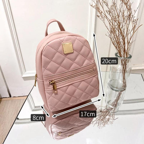 Multi-Function Ladies Phone Pouch Pack Ladies School Backpack Shoulder-BS00022-Veeddydropshipping
